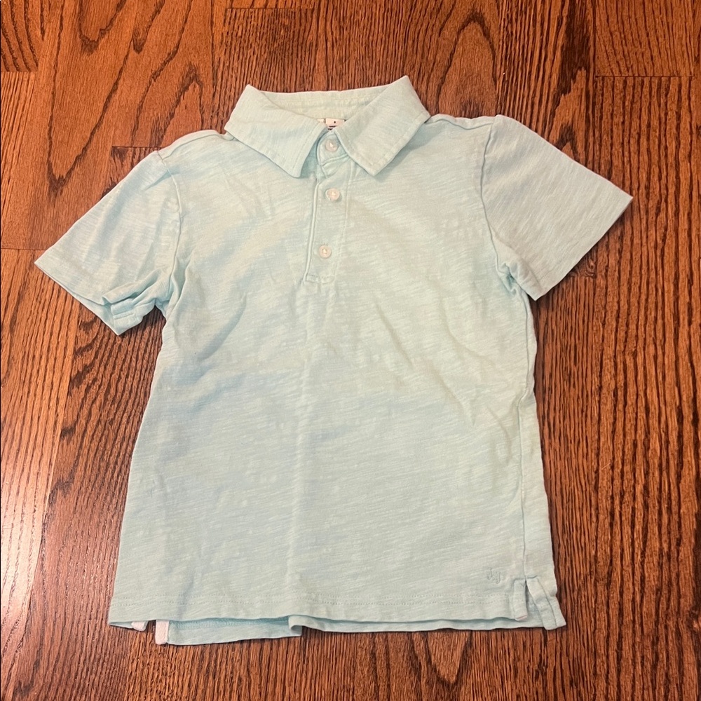 Janie and Jack Mint Green/Aqua Polo Shirt